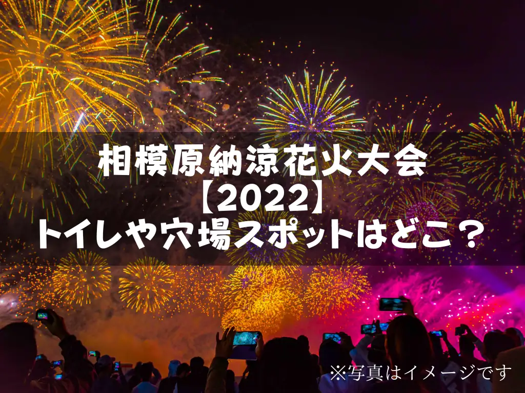 相模原納涼花火大会 第49回22 駐車場やトイレ情報 穴場スポットも紹介